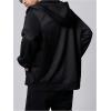 imageSOLY HUX Mens Graphic Zip Up Hoodies Sweatshirt Drawstring Long Sleeve Casual Streetwear JacketBlack Graphic