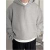 imageSOLY HUX Mens Oversized Hoodies Long Sleeve Drop Shoulder Basic Pullover Sweatshirt with HoodLight Grey
