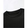 imageSOLY HUX Sweatshirts for Men Letter Print Long Sleeve Crew Neck Casual Pullover TopsBlack Letter