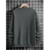 imageSOLY HUX Sweatshirts for Men Letter Print Long Sleeve Crew Neck Casual Pullover TopsDark Grey Letter