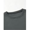 imageSOLY HUX Sweatshirts for Men Letter Print Long Sleeve Crew Neck Casual Pullover TopsDark Grey Letter