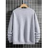 imageSOLY HUX Sweatshirts for Men Letter Print Long Sleeve Crew Neck Casual Pullover TopsLight Grey Letter
