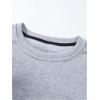 imageSOLY HUX Sweatshirts for Men Letter Print Long Sleeve Crew Neck Casual Pullover TopsLight Grey Letter