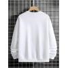 imageSOLY HUX Sweatshirts for Men Letter Print Long Sleeve Crew Neck Casual Pullover TopsWhite Letter