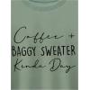 imageSOLY HUX Womens Plus Size Oversized Sweatshirt Letter Graphic Long Sleeve Crewneck Baggy Pullover ShirtsOlive Green
