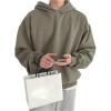 imageSOLY HUX Mens Oversized Hoodies Long Sleeve Drop Shoulder Basic Pullover Sweatshirt with HoodPure Green