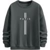 imageSOLY HUX Sweatshirts for Men Letter Print Long Sleeve Crew Neck Casual Pullover TopsDark Grey Letter