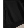 imageSOLY HUX Hoodies for Women Drawstring Long Sleeve Drop Shoulder Pullover Sweatshirt with PocketPlain Black