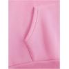 imageSOLY HUX Hoodies for Women Drawstring Long Sleeve Drop Shoulder Pullover Sweatshirt with PocketPlain Pink