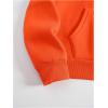imageSOLY HUX Hoodies for Women Drawstring Long Sleeve Drop Shoulder Pullover Sweatshirt with PocketPure Orange