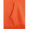 imageSOLY HUX Hoodies for Women Drawstring Long Sleeve Drop Shoulder Pullover Sweatshirt with PocketPure Orange