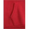 imageSOLY HUX Hoodies for Women Drawstring Long Sleeve Drop Shoulder Pullover Sweatshirt with PocketPure Red
