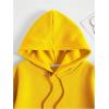 imageSOLY HUX Hoodies for Women Drawstring Long Sleeve Drop Shoulder Pullover Sweatshirt with PocketPure Yellow