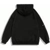 imageSOLY HUX Mens Graphic Hoodies Floral Letter Print Drawstring Long Sleeve Oversized Pullover SweatshirtBlack Floral