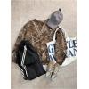 imageSOLY HUX Womens Camo Graphic Crewneck Sweatshirt Long Sleeve Y2K Vintage Pullover Streetwear TopsBrown Maple Leaf