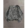 imageSOLY HUX Womens Camo Graphic Crewneck Sweatshirt Long Sleeve Y2K Vintage Pullover Streetwear TopsGrey Maple Leaf