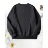 imageSOLY HUX Womens Crewneck Graphic Sweatshirts Long Sleeve Oversized Loose Fit Shirts Drop Shoulder Pullover Casual TopsDark Grey Letter