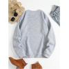 imageSOLY HUX Womens Crewneck Graphic Sweatshirts Long Sleeve Oversized Loose Fit Shirts Drop Shoulder Pullover Casual TopsLight Grey Letter