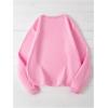 imageSOLY HUX Womens Crewneck Graphic Sweatshirts Long Sleeve Oversized Loose Fit Shirts Drop Shoulder Pullover Casual TopsPink Letter