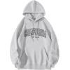 imageSOLY HUX Womens Cute Hoodies Graphic Preppy Sweatshirts for Teen Girls Long Sleeve Pullovers Fall Outfits with PocketsGrey Black Letter