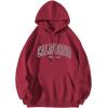 imageSOLY HUX Womens Cute Hoodies Graphic Preppy Sweatshirts for Teen Girls Long Sleeve Pullovers Fall Outfits with PocketsRed Letter