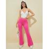 imageSOLY HUX Womens Flare Leggings High Waisted Sweatpants Bell Bottoms Bootcut Yoga PantsPlain Pink