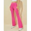 imageSOLY HUX Womens Flare Leggings High Waisted Sweatpants Bell Bottoms Bootcut Yoga PantsPlain Pink