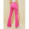 imageSOLY HUX Womens Flare Leggings High Waisted Sweatpants Bell Bottoms Bootcut Yoga PantsPlain Pink