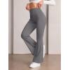 imageSOLY HUX Womens Flare Leggings High Waisted Sweatpants Bell Bottoms Bootcut Yoga PantsSolid Grey