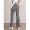 imageSOLY HUX Womens Flare Leggings High Waisted Sweatpants Bell Bottoms Bootcut Yoga PantsSolid Grey
