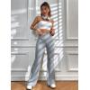 imageSOLY HUX Womens Flare Leggings High Waisted Sweatpants Bell Bottoms Bootcut Yoga PantsSolid Light Grey