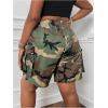 imageSOLY HUX Womens Plus Size Camo Cargo Shorts High Waisted Straight Leg Shorts Casual Summer Short PantsArmy Green Camo