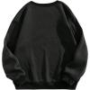 imageSOLY HUX Womens Sweatshirt Letter Print Graphic Drop Shoulder Long Sleeve Pullover TopsBlack Letter