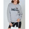 imageSOLY HUX Womens Sweatshirt Letter Print Graphic Drop Shoulder Long Sleeve Pullover TopsGrey Graphic