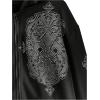 imageSOLY HUX Womens Y2K Zip Up Hoodie Streetwear Graphic Hoodies Y2k Jacket with Faux Fur Collar 90s Fall Gothic OutfitsBlack Graphic