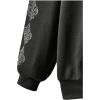 imageSOLY HUX Womens Y2K Zip Up Hoodie Streetwear Graphic Hoodies Y2k Jacket with Faux Fur Collar 90s Fall Gothic OutfitsBlack Graphic