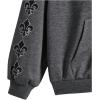 imageSOLY HUX Womens Y2K Zip Up Hoodie Streetwear Graphic Hoodies Y2k Jacket with Faux Fur Collar 90s Fall Gothic OutfitsGrey Graphic