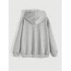 imageSOLY HUX Womens Y2K Zip Up Hoodie Streetwear Graphic Hoodies Y2k Jacket with Faux Fur Collar 90s Fall Gothic OutfitsLight Grey Graphic