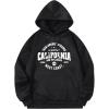 imageSOLY HUX Womens Cute Hoodies Graphic Preppy Sweatshirts for Teen Girls Long Sleeve Pullovers Fall Outfits with PocketsBlack Ca