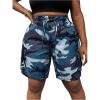 imageSOLY HUX Womens Plus Size Camo Cargo Shorts High Waisted Straight Leg Shorts Casual Summer Short PantsGrey Camo
