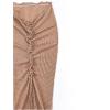 imageSOLY HUX Swim Cover Ups for Women Ruched Split Hem Cover Up Skirt Beach Bikini SwimwearKhaki Solid