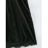 imageSOLY HUX Swim Cover Ups for Women Ruched Split Hem Cover Up Skirt Beach Bikini SwimwearPlain Black