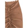 imageSOLY HUX Swim Cover Ups for Women Ruched Split Hem Cover Up Skirt Beach Bikini SwimwearSolid Khaki