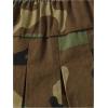 imageSOLY HUX Toddler Girls High Waist Pleated Skirt Elastic Camo Skirts Summer Skater SkirtsGreen Camo