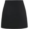 imageSOLY HUX Womens Bow High Waisted Skirt Split Hem Party Club Mini Summer SkirtsBlack