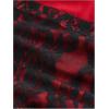 imageSOLY HUX Womens Floral Lace Skirt Set 2 Piece Sleeveless Top and Bodycon Fishtail Skirts Summer Coquette OutfitsRed and Black