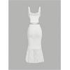 imageSOLY HUX Womens Floral Lace Skirt Set 2 Piece Sleeveless Top and Bodycon Fishtail Skirts Summer Coquette OutfitsSolid White