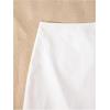 imageSOLY HUX Womens High Waisted Mini Skirts Side Slit Bodycon Summer Going Out SkirtSolid White