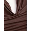 imageSOLY HUX Womens Skirt Outfits Halter Crop Top and Side Slit Bodycon Skirts 2 Piece Cocktail Party ClothesPure Brown