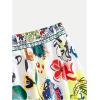 imageSOLY HUX Womens Summer 2 Piece Beach Outfits Floral Print Tube Top and Ruffle Hem Maxi Skirt SetMulticoloured Printed